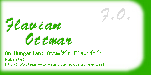 flavian ottmar business card